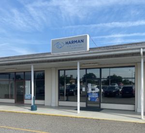 Harman Eye Center exterior building shot