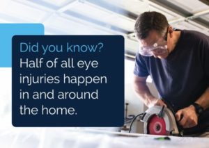 Did you know? Half of all eye injuries happen in and around the home.